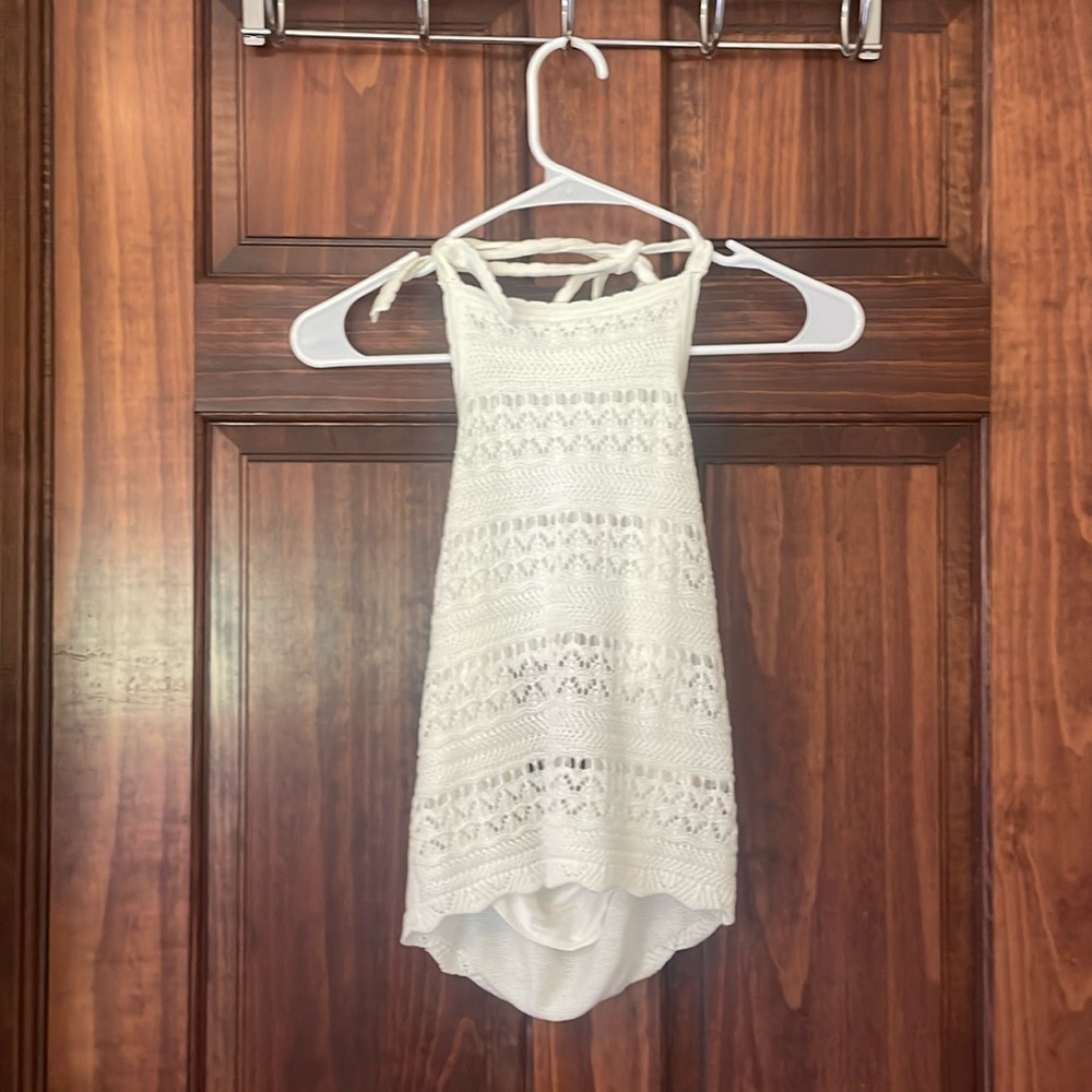 Cream/white tank top